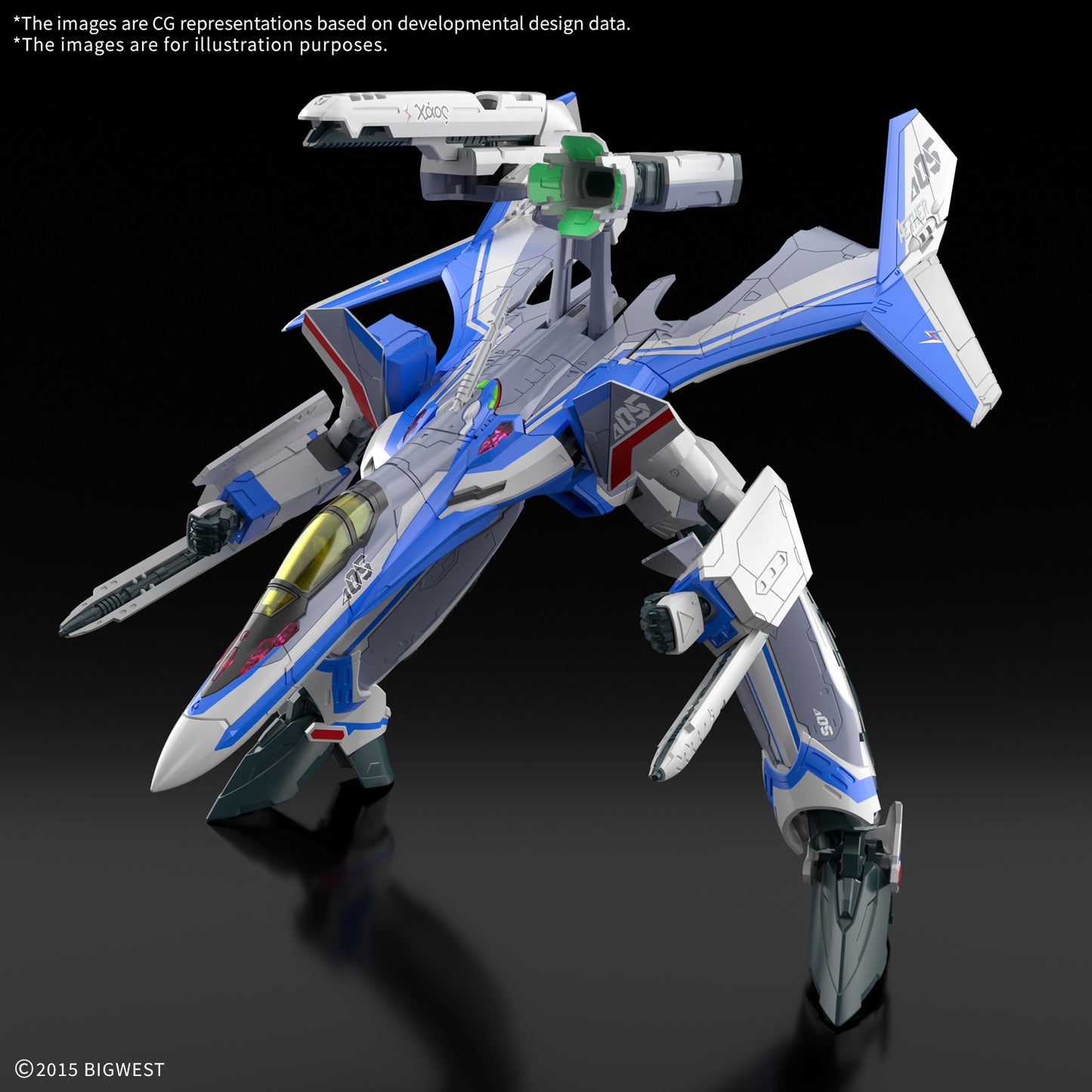 Bandai HG 1/100 VF-31J Siegfried (Hayate Immelmann Use) - Macross Delta