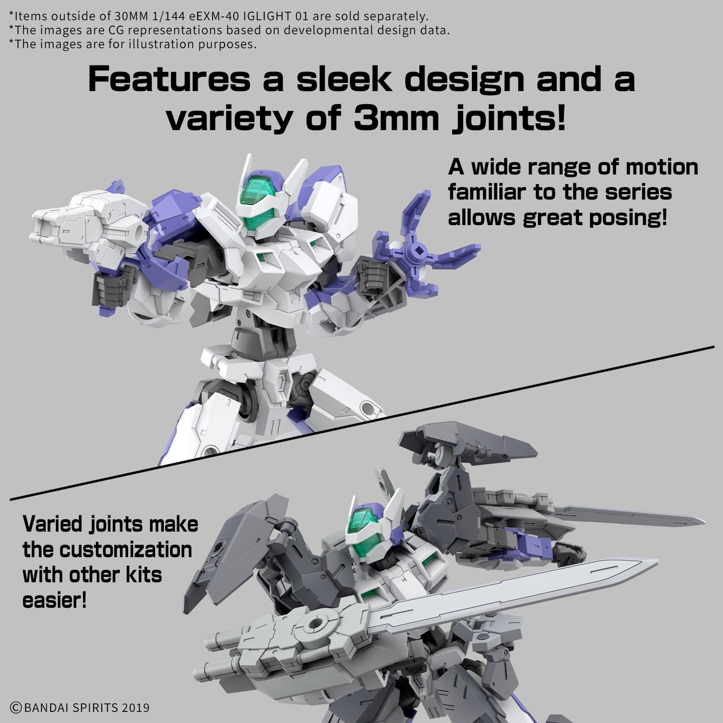 Bandai 30MM 1/144 eEXM-40 Iglight 01 - 30 Minutes Missions