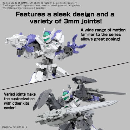 Bandai 30MM 1/144 eEXM-40 Iglight 01 - 30 Minutes Missions