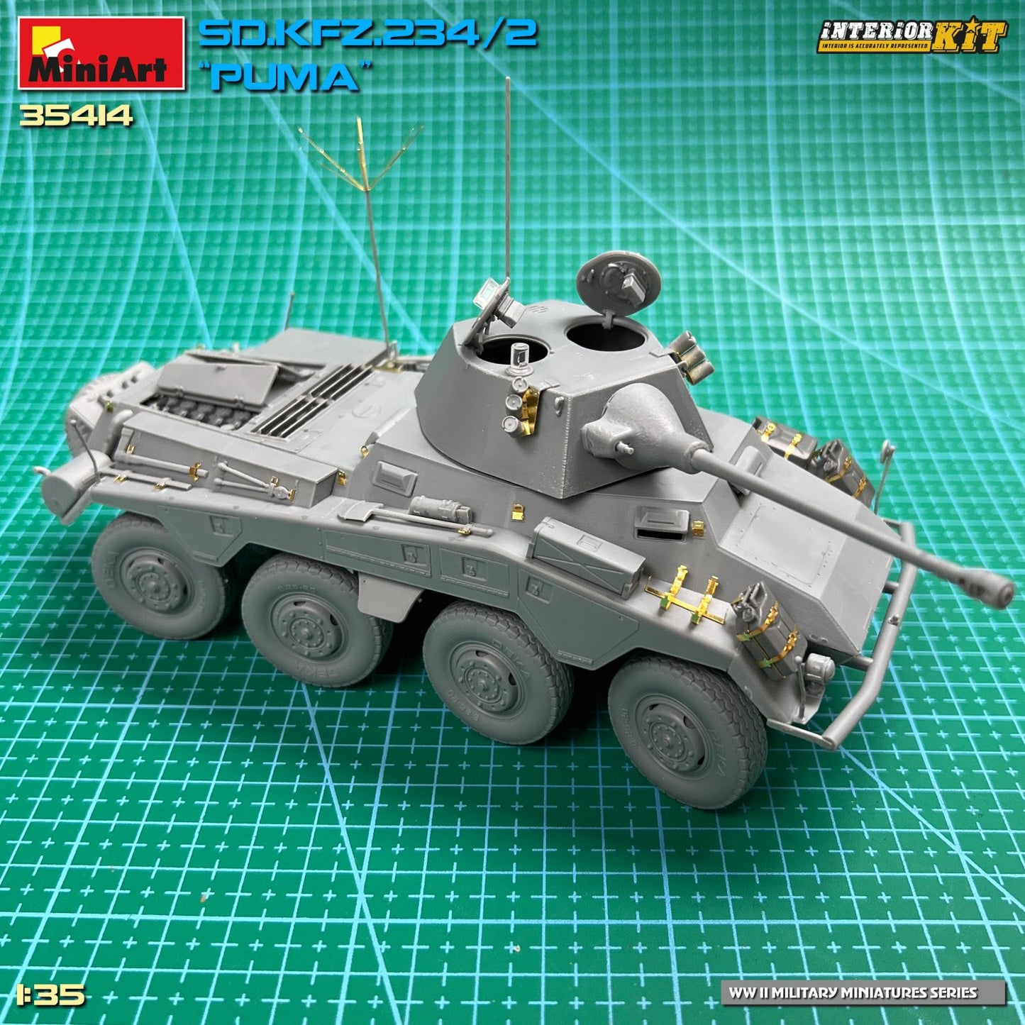 MiniArt 1/35 Sd.Kfz. 234/2 Puma. Interior Kit