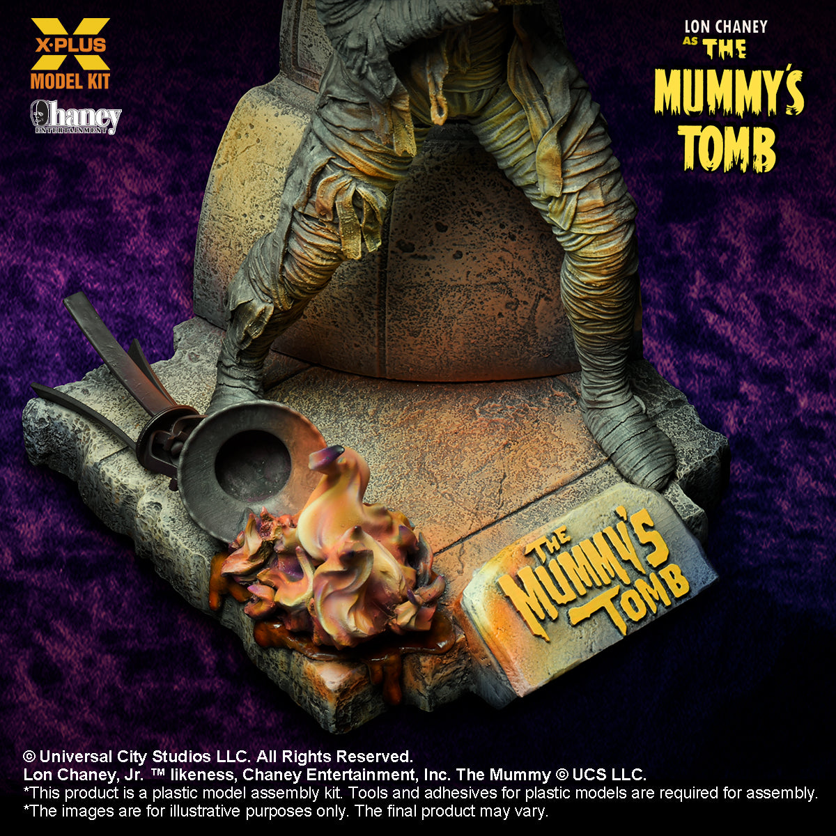 X-Plus 1/8 Lon Chaney, Jr. as Mummy Plastic Model Kit