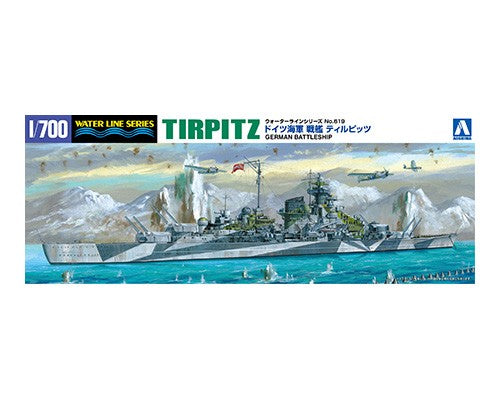 Aoshima 1/700 German Battleship TIRPITZ