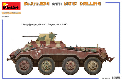 MiniArt 1/35 Sd.Kfz.234 with MG151 Drilling