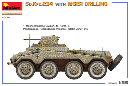 MiniArt 1/35 Sd.Kfz.234 with MG151 Drilling