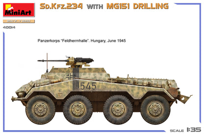 MiniArt 1/35 Sd.Kfz.234 with MG151 Drilling