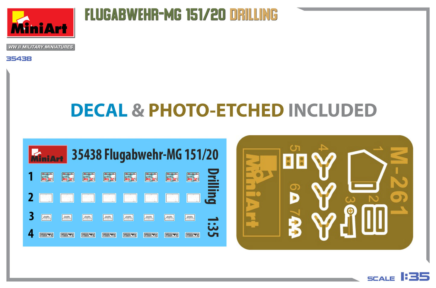 MiniArt 1/35 Flugabwehr-MG 151/20 Drilling