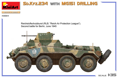 MiniArt 1/35 Sd.Kfz.234 with MG151 Drilling