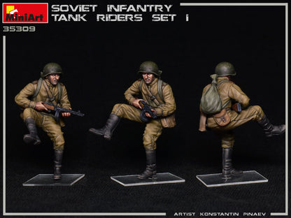 MiniArt 1/35 Soviet Infantry Tank Riders Set 1