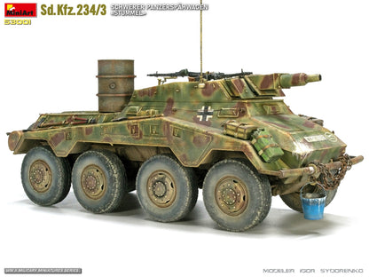 MiniArt 1/35 Sd.Kfz.234/3 Schwerer Panzerspahwagen <<Stummel>>