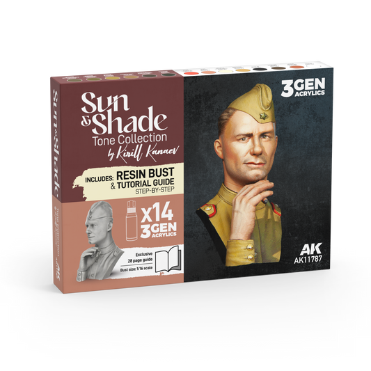AK Interactive Sun & Shade Tone Collection by Kirill Kanaev