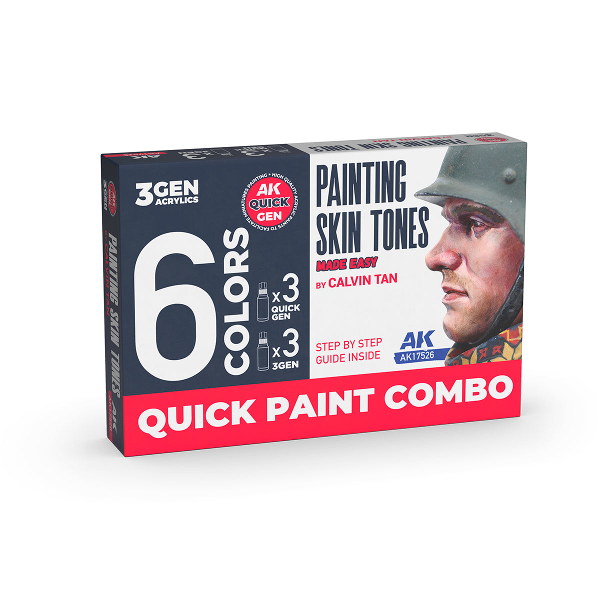 AK Interactive Painting Skin Tones Acrylic Paint Set