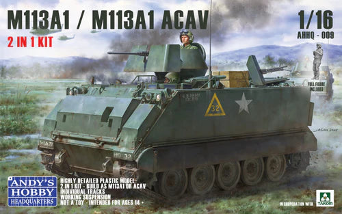 Andy's HHQ 1/16 M113A1/M113A1 ACAV Armored Personnel Carrier