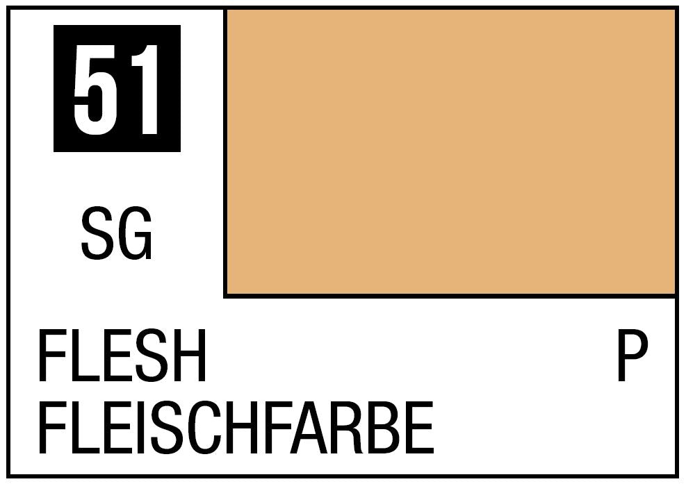 Mr Hobby Mr. Color 51 - Flesh (Semi-Gloss/Primary) - 10ml