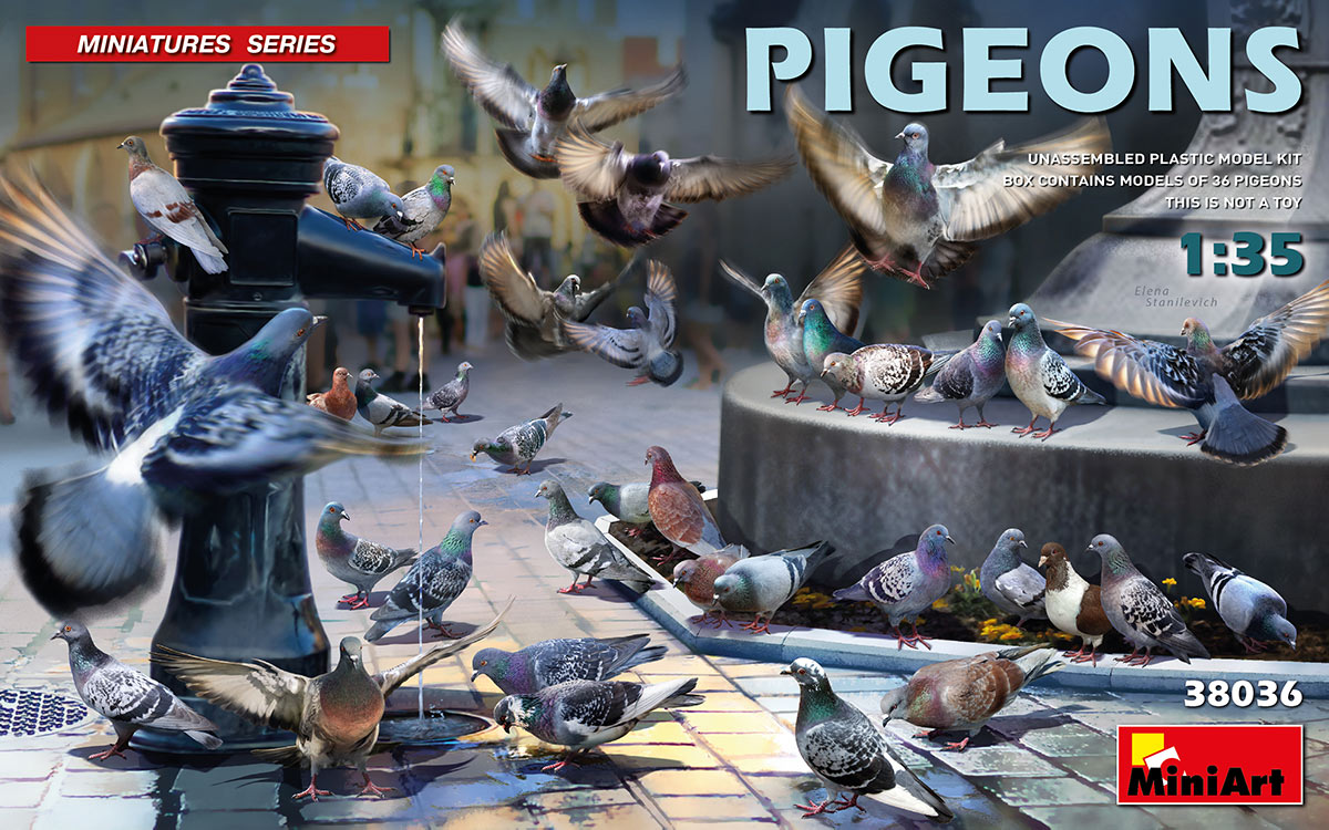 MiniArt 1/35 Pigeons