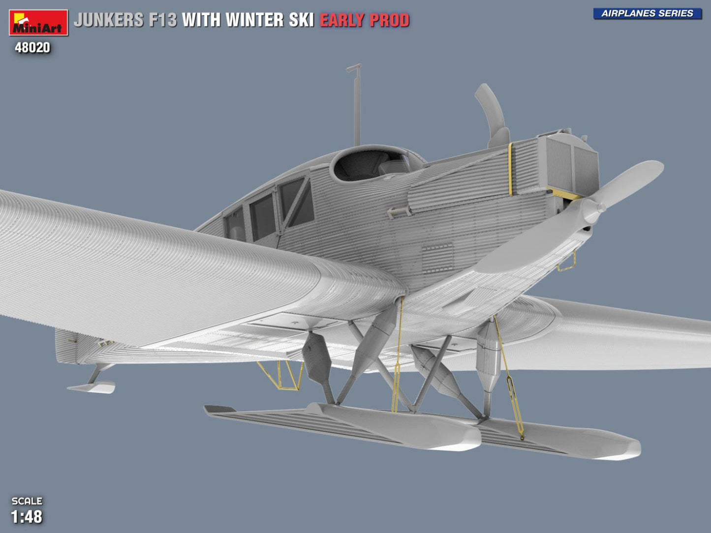 MiniArt 1/48 Junkers F13 with Winter Ski (Early Production) Airplane Series