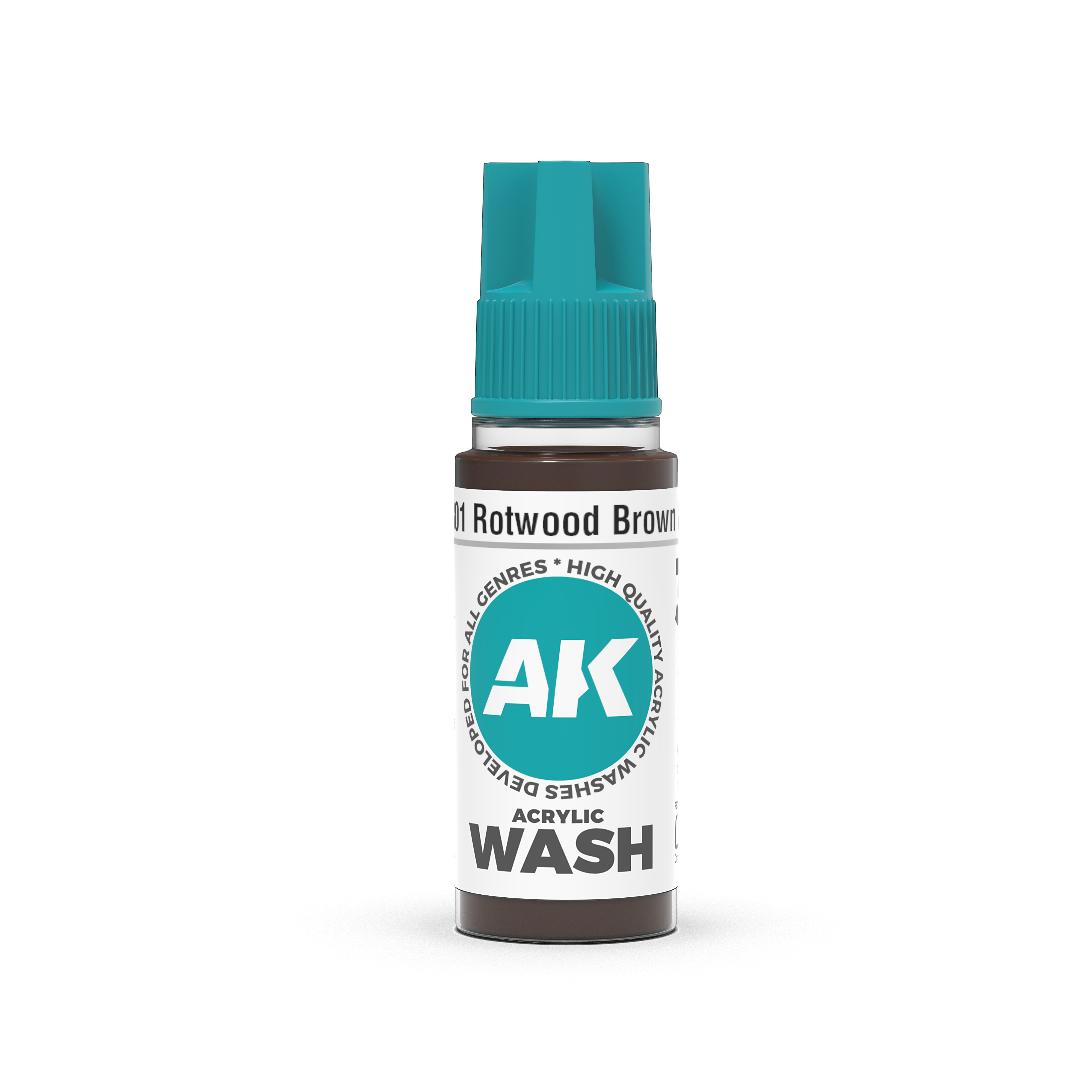 AK Interactive Rotwood Brown Wash 18ml – Coastline Hobbies LLC