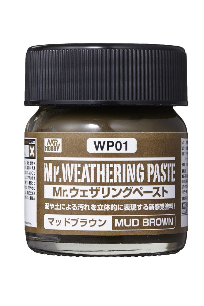 Mr Hobby Mr. Weathering Paste Mud Brown - 40ml