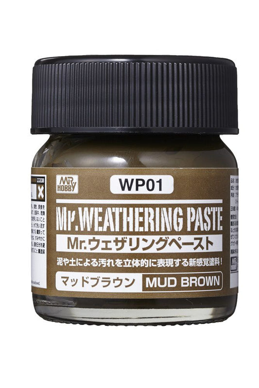 Mr Hobby Mr. Weathering Paste Mud Brown - 40ml