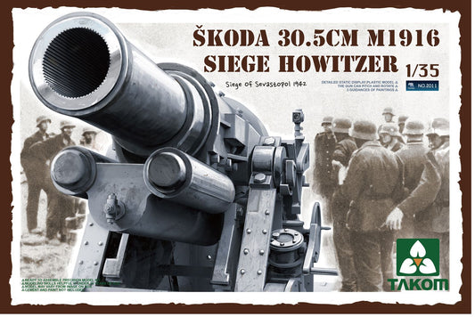 Takom 1/35 Skoda 30.5cm M1916 Siege Howitzer