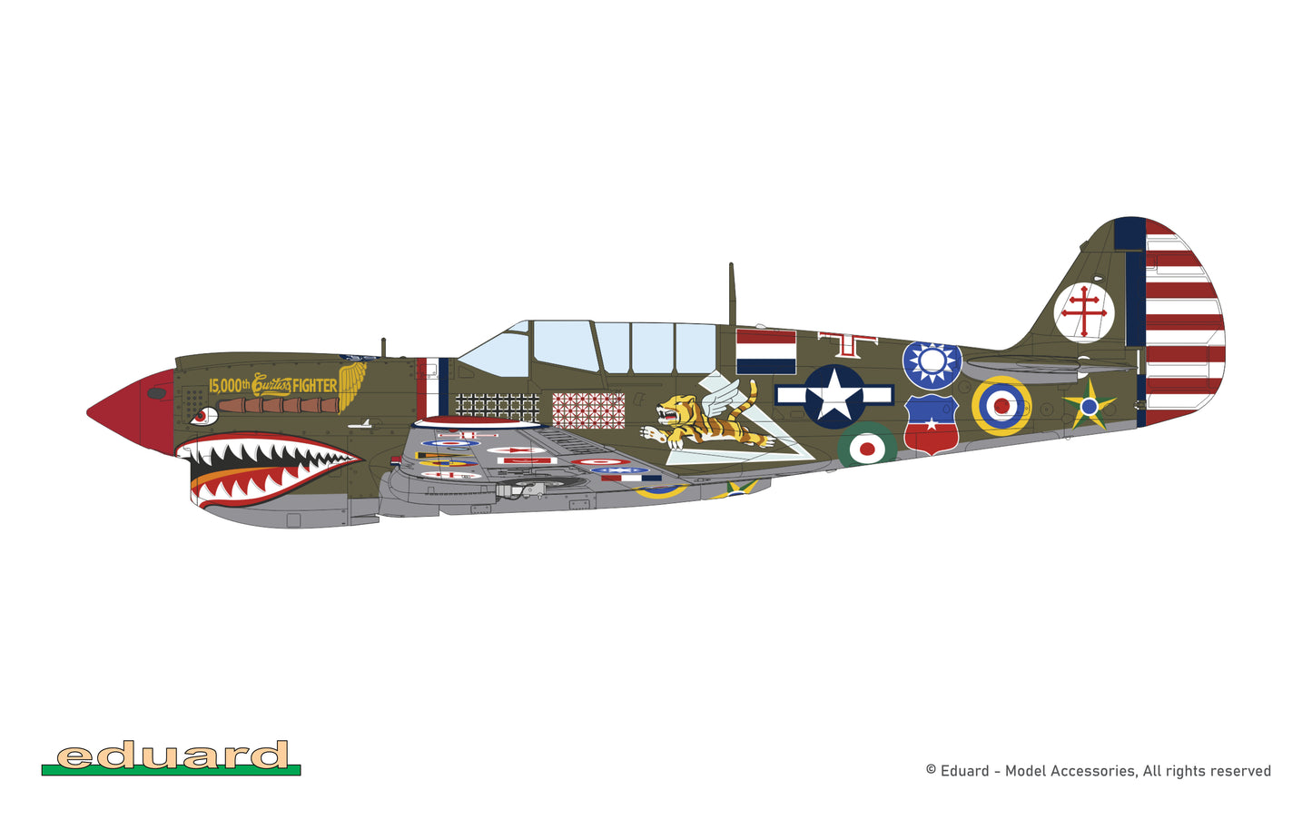 Eduard 1/48 P-40N Warhawk 15,000th