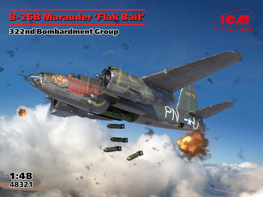 ICM 1/48 B-26B Marauder 'Flak Bait'. 322nd Bombardment Group