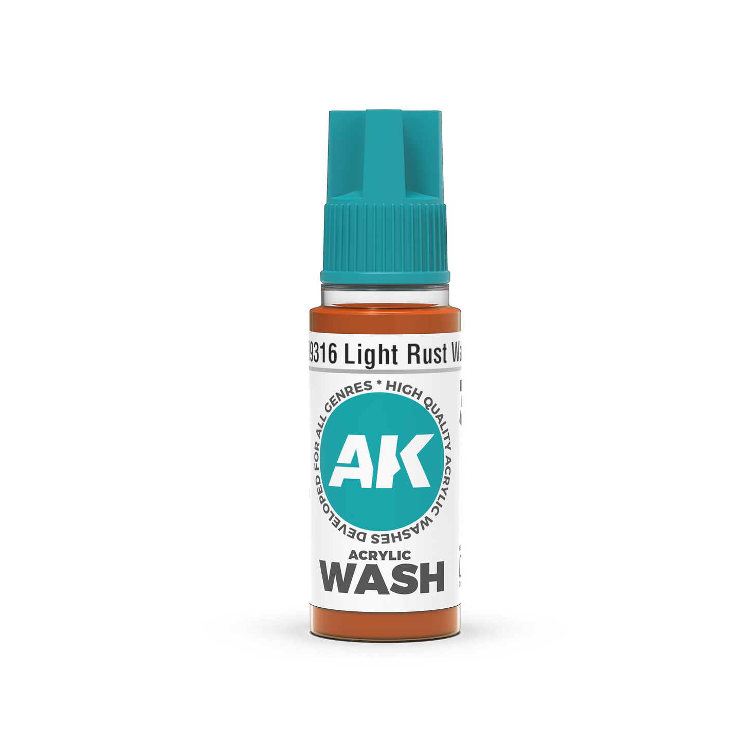 AK Interactive Light Rust Wash 18ml