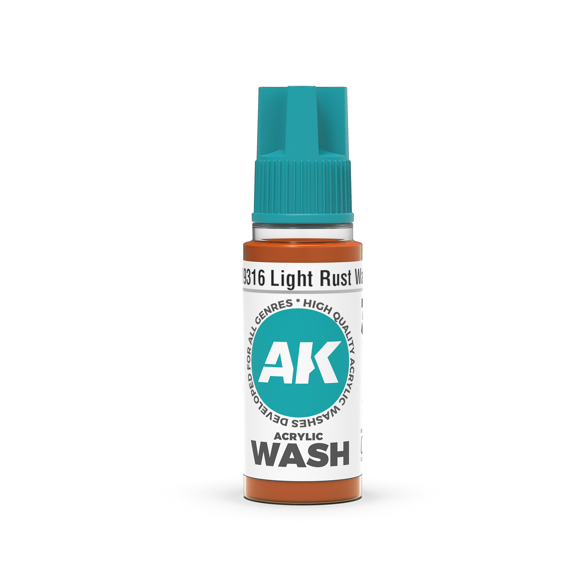 AK Interactive Light Rust Wash 18ml