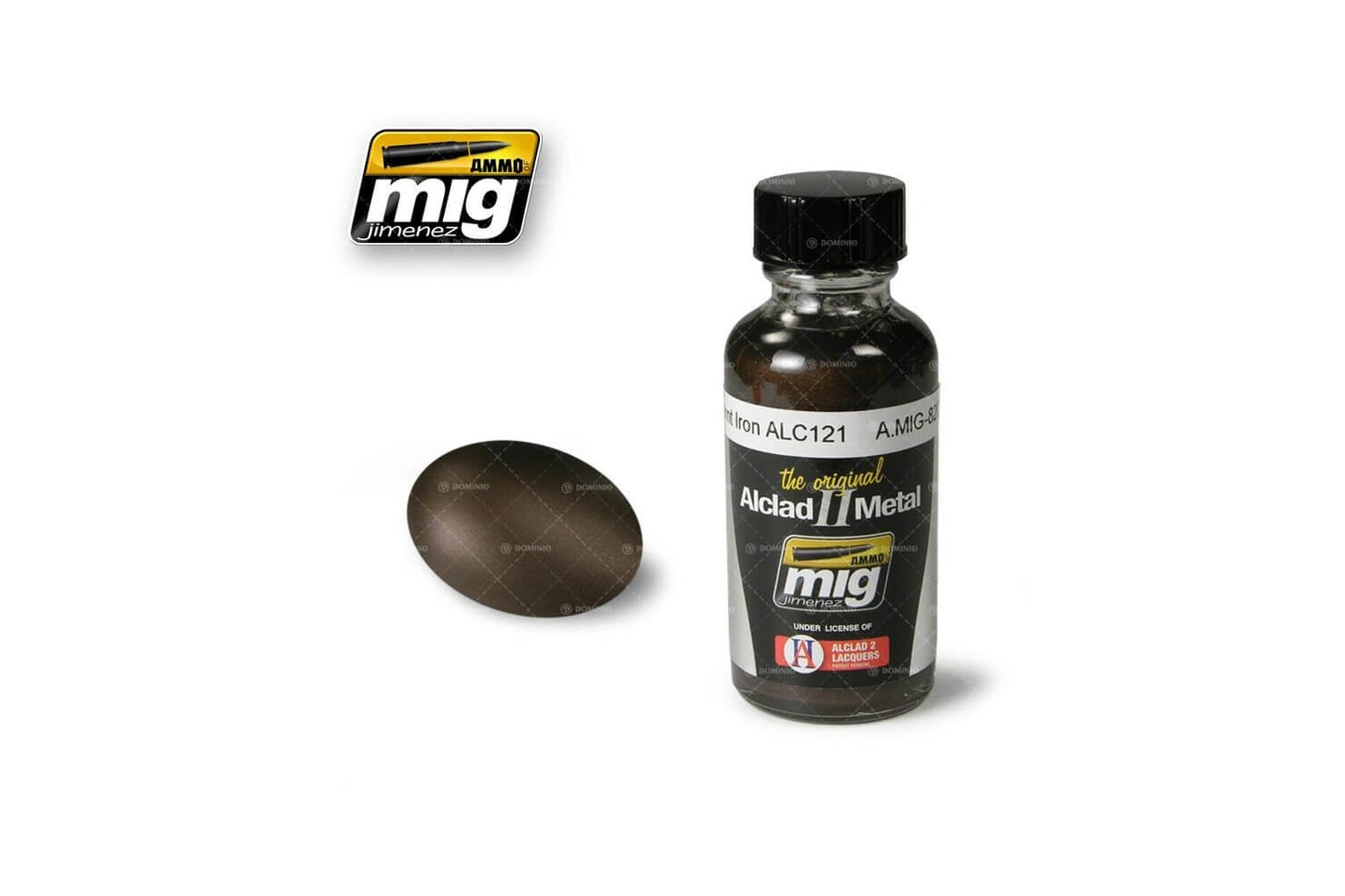 Ammo Mig Burnt Iron Alclad Metallic Paint ALC121  30ml