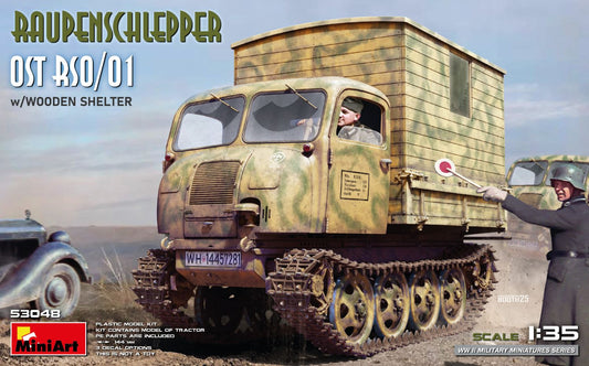 MiniArt 1/35 Raupenschlepper Ost RSO/01 with Wooden Shelter