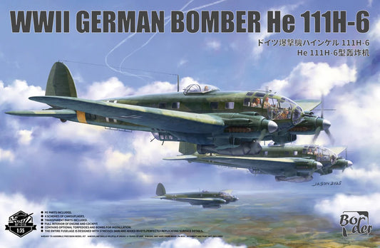 BORDER MODELS 1/35 WW2 German Bomber He 111H-6