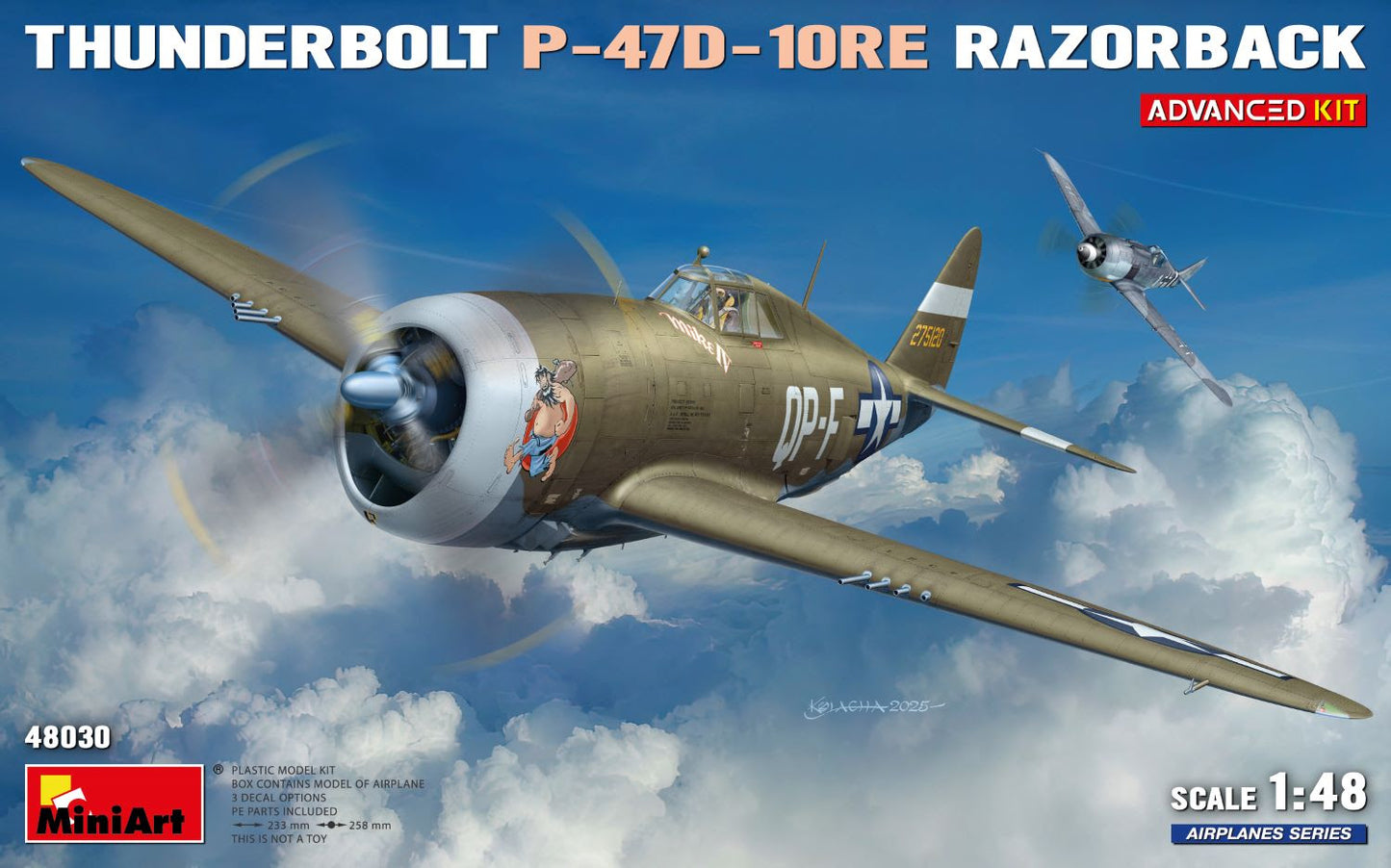 MiniArt 1/48 P-47D-10RE Thunderbolt (Advanced Kit)