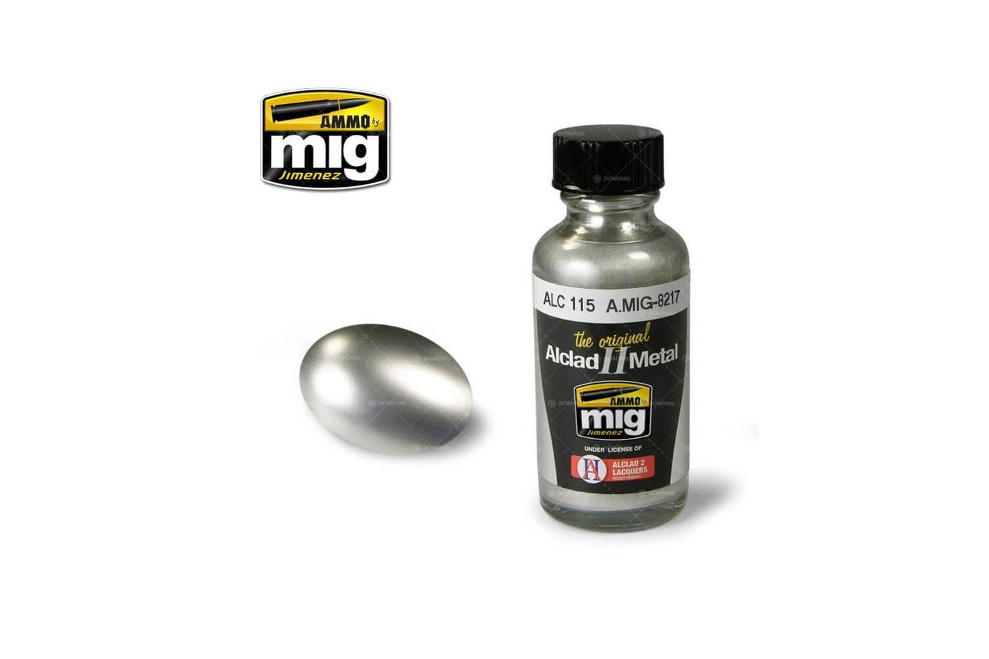 Ammo Mig Stainless Steel Alclad Metallic Paint ALC115  30ml