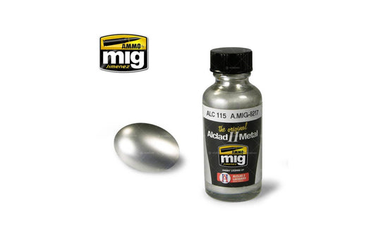 Ammo Mig Stainless Steel Alclad Metallic Paint ALC115  30ml