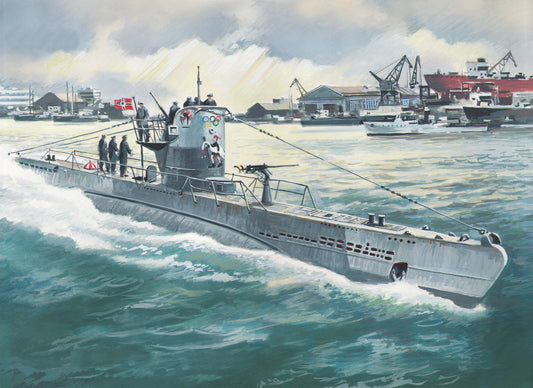 ICM 1/144 U-Boat Type IIB (1943)  German Submarine