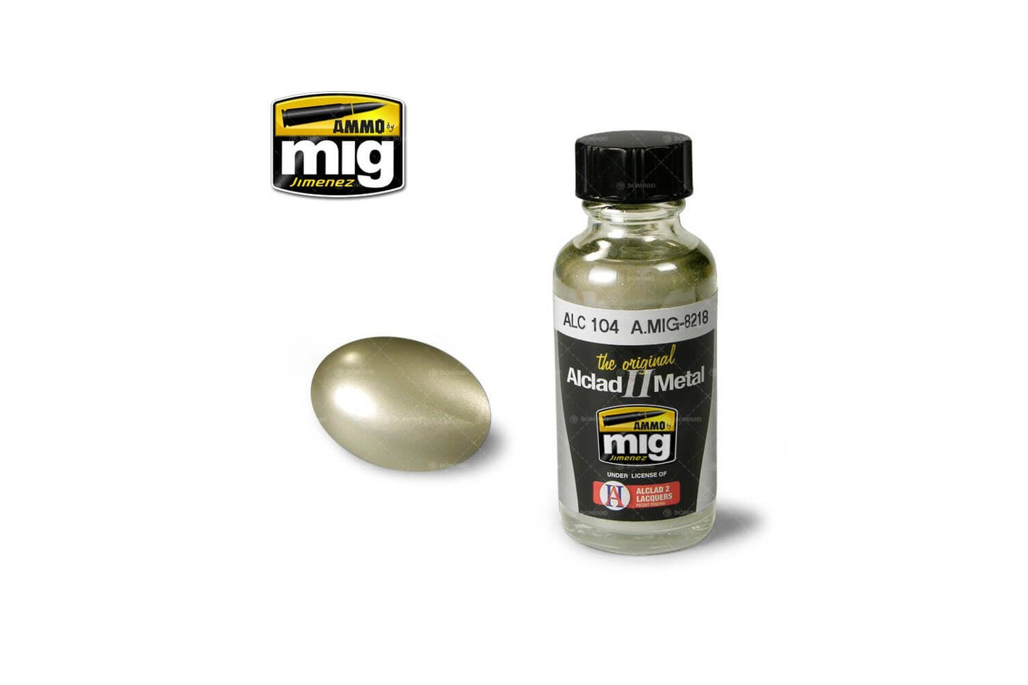 Ammo Mig Pale Burnt Metal Alclad Metallic Paint ALC104  30ml