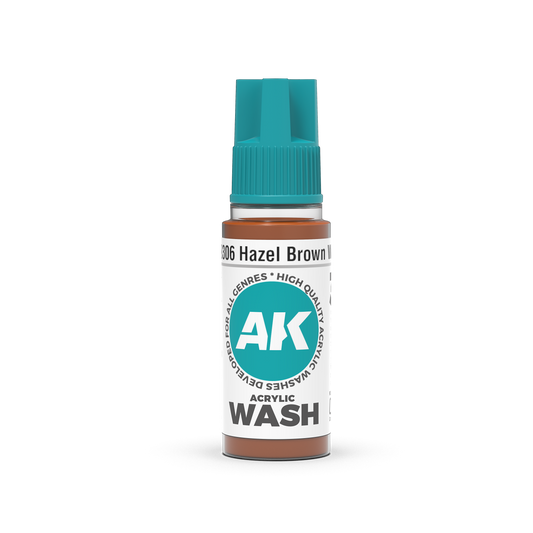 AK Interactive Hazel Brown Wash 18ml