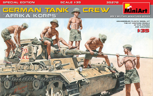 MiniArt 1/35 German Tank Crew 'Afrika Korps' Special Edition