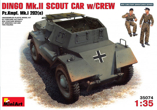 MiniArt 1/35 Dingo Mk II Scout Car w/Crew Pz.Kpfw. Mk.1 202ï¿½