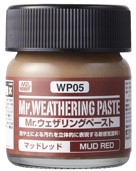 Mr Hobby Mr. Weathering Paste Mud Red - 40ml
