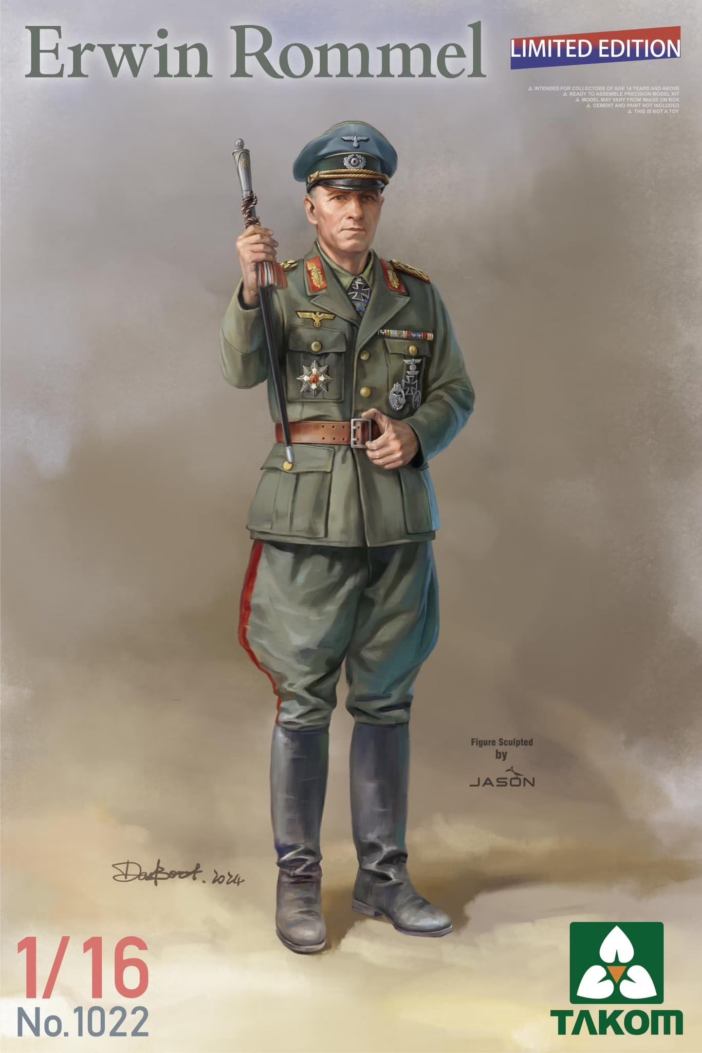 Takom 1/16 Erwin Rommel (Limited edition)