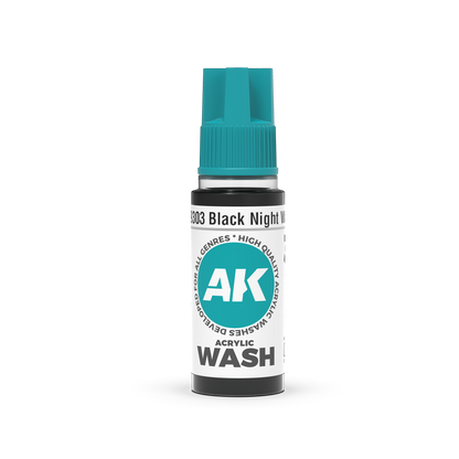 AK Interactive Black Night Wash 18ml