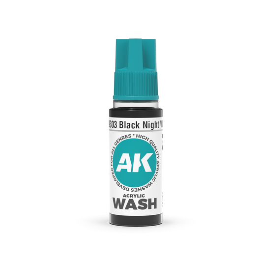AK Interactive Black Night Wash 18ml
