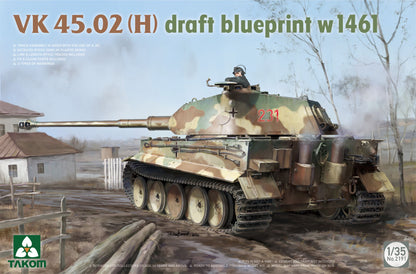 Takom 1/35 VK 45.02(H) draft blueprint w 1461