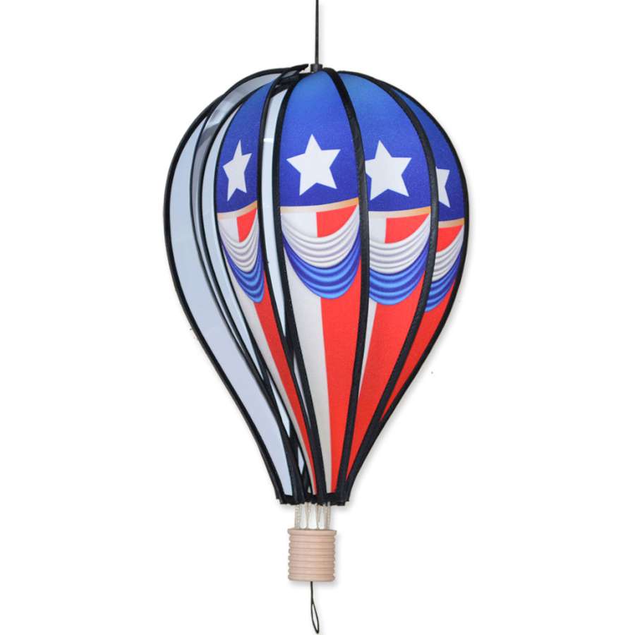 18" Hot Air Balloon - Vintage Patriotic