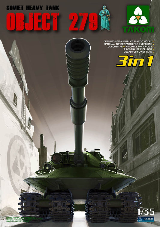 Takom 1/35 Soviet Heavy Tank Object 279 (3 In 1)