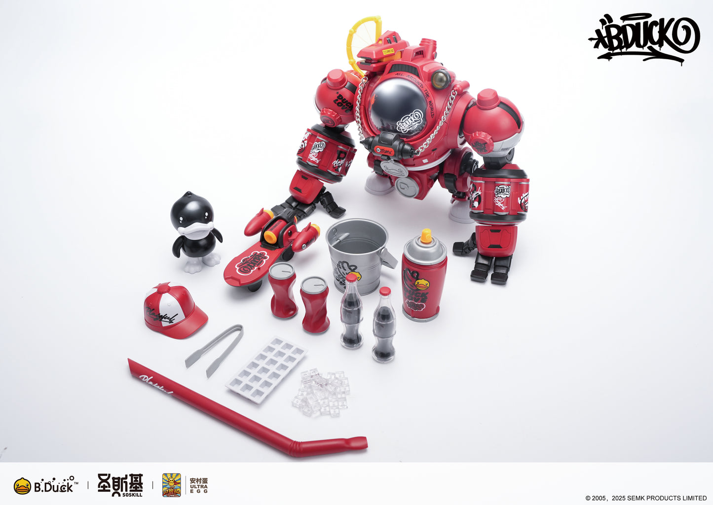 Eastern Model SHENGGE SOSKILL x ULTRA EGG Hip hop Duck Plastic Model Kit