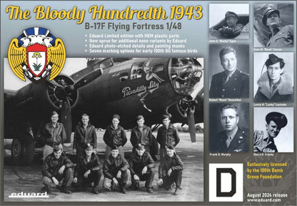 Eduard x HKM 1/48 B-17F Flying Fortress "The Bloody Hundredth 1943"