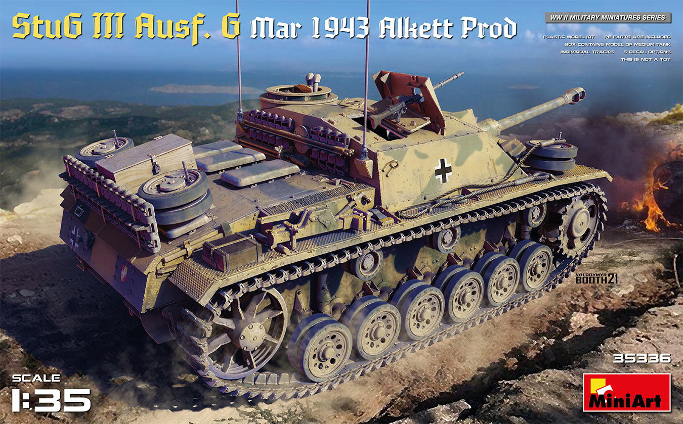 Miniart 1/35 StuG III Ausf. G Mar 1943 Alkett Prod