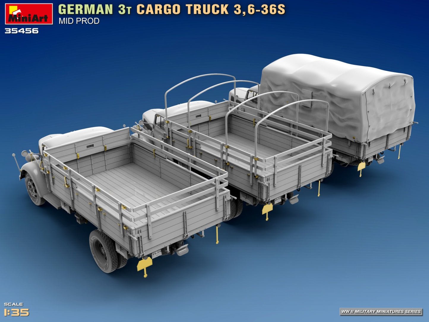 MiniArt 1/35 German 3T Cargo Truck 3 6-36S Mid Prod