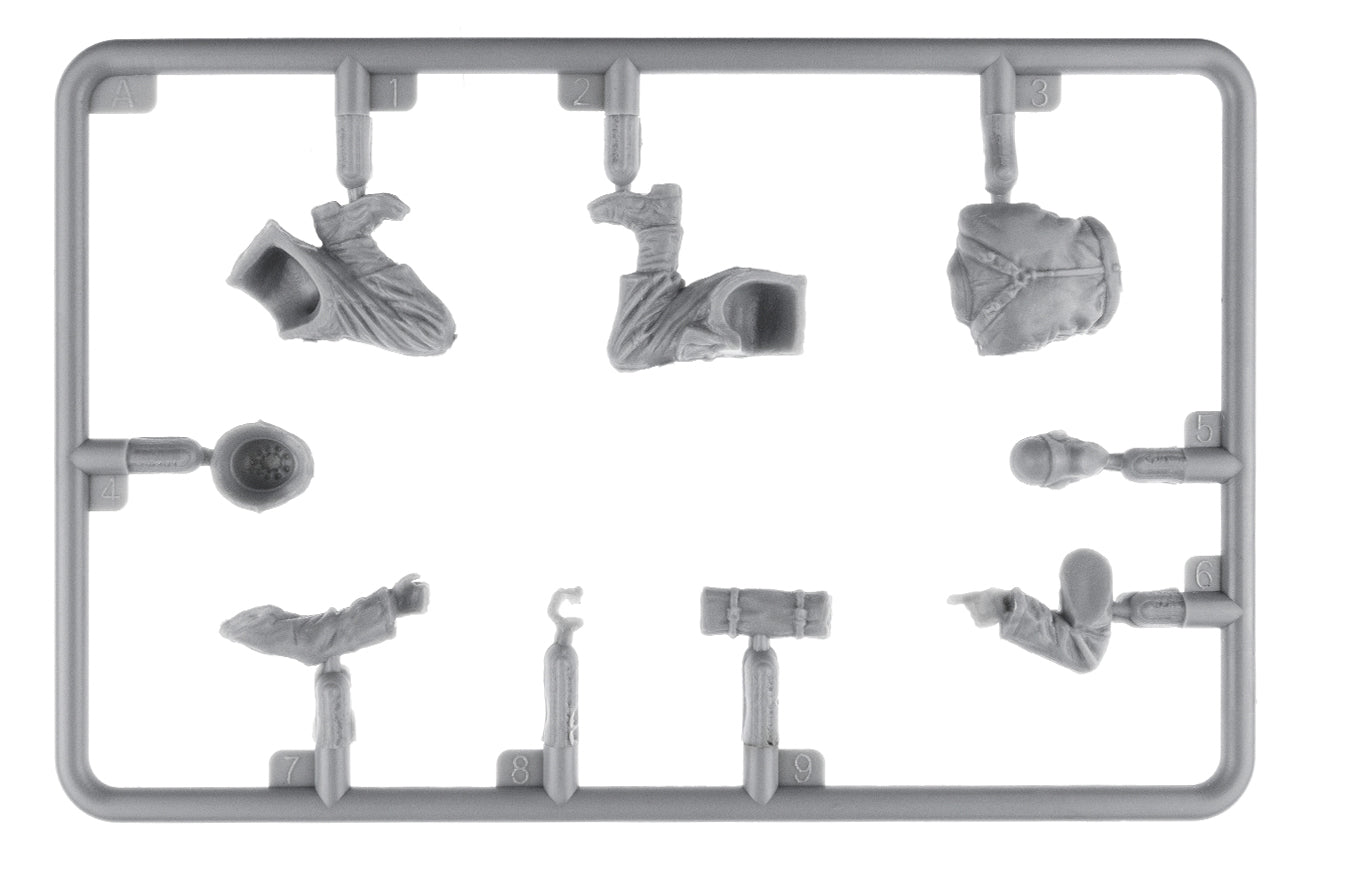 MiniArt 1/35 German Tank Riders Set 2. Resin Heads